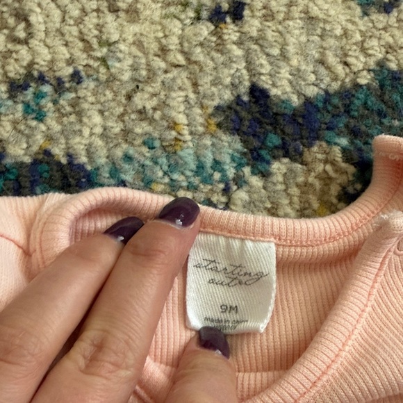 Starting Out Pink Ruffle Kids Matching Set - Picture 2 of 5